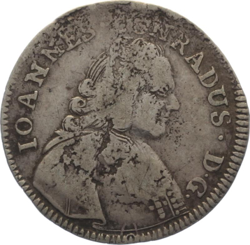 Basel - Bistum 20 Kreuzer 1725 - Johann Konrad II, 1705-1737